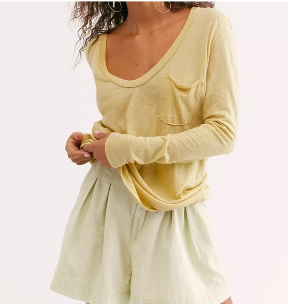 Free People Betty Long Sleeve Shirt